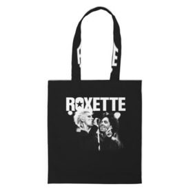 Шоппер 3D с принтом Roxette , 100% полиэстер | Плотность: 200 г/м2; Размер: 34×35 см; Высота лямок: 30 см | pop | rock | roxette | мари фредрикссон | пер гессле | поп | поп рок. евро поп | рок | роксет | роксэт