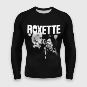 Мужской рашгард 3D с принтом Roxette ,  |  | pop | rock | roxette | мари фредрикссон | пер гессле | поп | поп рок. евро поп | рок | роксет | роксэт