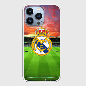 Чехол для iPhone 13 Pro с принтом FC Real Madrid ,  |  | Тематика изображения на принте: real madrid | spain | испания | реал