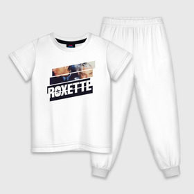 Детская пижама хлопок с принтом Roxette , 100% хлопок |  брюки и футболка прямого кроя, без карманов, на брюках мягкая резинка на поясе и по низу штанин
 | Тематика изображения на принте: 