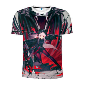 Мужская футболка 3D спортивная с принтом Arknights art , 100% полиэстер с улучшенными характеристиками | приталенный силуэт, круглая горловина, широкие плечи, сужается к линии бедра | anime | arknights | art | game | girl | аниме | арт | девушка | игра