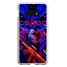 Чехол для Samsung S10E с принтом CS GO hyper beast IMBAskin , Силикон | Область печати: задняя сторона чехла, без боковых панелей | beast | cs | csgo | go | hyper | imba | imbaskin | kill | mega | rampage | skin | ultra | го | игры | кс | ксго