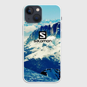 Чехол для iPhone 13 mini с принтом SALOMON ,  |  | salomon | горы | снег | спорт