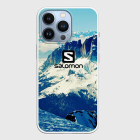 Чехол для iPhone 13 Pro с принтом SALOMON ,  |  | salomon | горы | снег | спорт