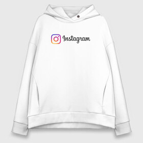 Женское худи Oversize хлопок с принтом INSTAGRAM , френч-терри — 70% хлопок, 30% полиэстер. Мягкий теплый начес внутри —100% хлопок | боковые карманы, эластичные манжеты и нижняя кромка, капюшон на магнитной кнопке | insta | instagram | instagramm | social | видео | инста | инстаграм | инстаграмм | приложение | социальная сеть | фото