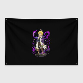 Флаг-баннер с принтом nanatsu no taizai , 100% полиэстер | размер 67 х 109 см, плотность ткани — 95 г/м2; по краям флага есть четыре люверса для крепления | deadly | meliodas | nanatsu | no | seven | sins | taizai | the | грехов | мелиодас | семь