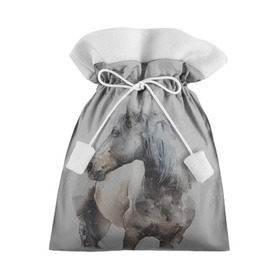 Подарочный 3D мешок с принтом лошадь , 100% полиэстер | Размер: 29*39 см | Тематика изображения на принте: животные | конный спорт | конь | лошадь | наездник | спорт