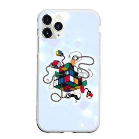 Чехол для iPhone 11 Pro матовый с принтом Кубик Рубика , Силикон |  | Тематика изображения на принте: mathematica | кубик | магия. формулы | математика | наука | рубика | соберись | технарь