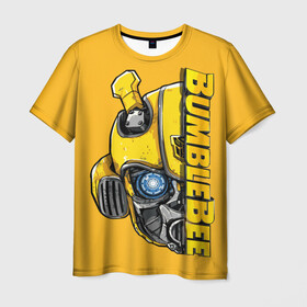 Мужская футболка 3D с принтом Transformers Bumblebee , 100% полиэфир | прямой крой, круглый вырез горловины, длина до линии бедер | bumblebee | transformers | автоботы | бамблби | мегатрон | оптимус прайм | роботы | трансформеры