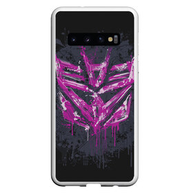 Чехол для Samsung Galaxy S10 с принтом Transformers , Силикон | Область печати: задняя сторона чехла, без боковых панелей | Тематика изображения на принте: bumblebee | transformers | автоботы | бамблби | мегатрон | оптимус прайм | роботы | трансформеры