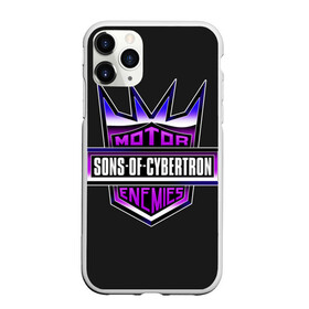 Чехол для iPhone 11 Pro матовый с принтом Sons of cybertron , Силикон |  | bumblebee | transformers | автоботы | бамблби | мегатрон | оптимус прайм | роботы | трансформеры