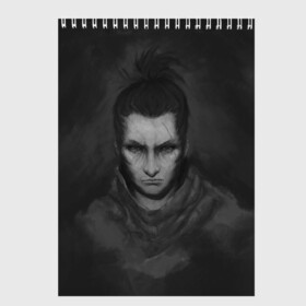 Скетчбук с принтом Sekiro Art , 100% бумага
 | 48 листов, плотность листов — 100 г/м2, плотность картонной обложки — 250 г/м2. Листы скреплены сверху удобной пружинной спиралью | art | die | game | ninja | sekiro | shadows | twice | арт | игра | ниндзя | самураи | самурай | синобу | япония