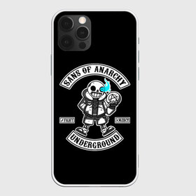 Чехол для iPhone 12 Pro Max с принтом Undertale Sans of Anarchy , Силикон |  | Тематика изображения на принте: asriel | chara | dreemurr | fight | frisk | gamer | mercy | rpg | sans | skeleton | undertale | азриэль | андертэйл | дримурр | история | подземная | санс | сказка | скелет | фриск | чара