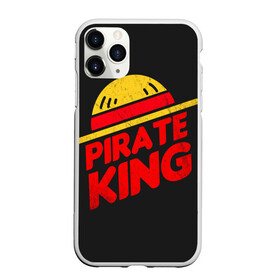 Чехол для iPhone 11 Pro Max матовый с принтом One Piece Pirate King , Силикон |  | Тематика изображения на принте: anime | kaido | luffy | manga | one piece | theory | zoro | большой куш | ван | луффи | манга | манки д | мульт | пираты | пис | рыжий | сёнэн | сериал | шанкс