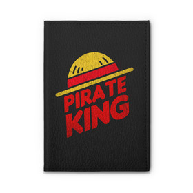 Обложка для автодокументов с принтом One Piece Pirate King , натуральная кожа |  размер 19,9*13 см; внутри 4 больших “конверта” для документов и один маленький отдел — туда идеально встанут права | anime | kaido | luffy | manga | one piece | theory | zoro | большой куш | ван | луффи | манга | манки д | мульт | пираты | пис | рыжий | сёнэн | сериал | шанкс