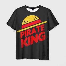 Мужская футболка 3D с принтом One Piece Pirate King , 100% полиэфир | прямой крой, круглый вырез горловины, длина до линии бедер | anime | kaido | luffy | manga | one piece | theory | zoro | большой куш | ван | луффи | манга | манки д | мульт | пираты | пис | рыжий | сёнэн | сериал | шанкс