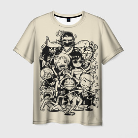 Мужская футболка 3D с принтом One Piece  , 100% полиэфир | прямой крой, круглый вырез горловины, длина до линии бедер | anime | kaido | luffy | manga | one piece | theory | zoro | большой куш | ван | луффи | манга | манки д | мульт | пираты | пис | рыжий | сёнэн | сериал | шанкс