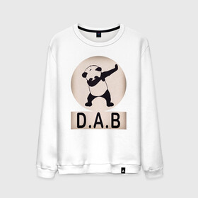 Мужской свитшот хлопок с принтом DAB Panda , 100% хлопок |  | best | dab | dabbig | dance | freedom | hip hop | music | panda | rap | даб | даббинг | животные | крутой | лучший | медведь | музыка | панда | рэп | рэпер | свобода | танец | хип хоп