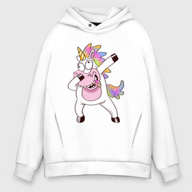 Мужское худи Oversize хлопок с принтом Dabbing Unicorn , френч-терри — 70% хлопок, 30% полиэстер. Мягкий теплый начес внутри —100% хлопок | боковые карманы, эластичные манжеты и нижняя кромка, капюшон на магнитной кнопке | Тематика изображения на принте: best | dab | dabbig | dance | freedom | hip hop | music | rap | unicorn | даб | даббинг | единорог | крутой | лучший | музыка | рэп | рэпер | свобода | танец | хип хоп