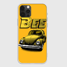 Чехол для iPhone 12 Pro Max с принтом Transformers Bee , Силикон |  | Тематика изображения на принте: bumblebee | transformers | автоботы | бамблби | мегатрон | оптимус прайм | роботы | трансформеры