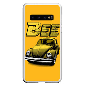 Чехол для Samsung Galaxy S10 с принтом Transformers Bee , Силикон | Область печати: задняя сторона чехла, без боковых панелей | Тематика изображения на принте: bumblebee | transformers | автоботы | бамблби | мегатрон | оптимус прайм | роботы | трансформеры