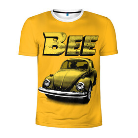 Мужская футболка 3D спортивная с принтом Transformers Bee , 100% полиэстер с улучшенными характеристиками | приталенный силуэт, круглая горловина, широкие плечи, сужается к линии бедра | Тематика изображения на принте: bumblebee | transformers | автоботы | бамблби | мегатрон | оптимус прайм | роботы | трансформеры