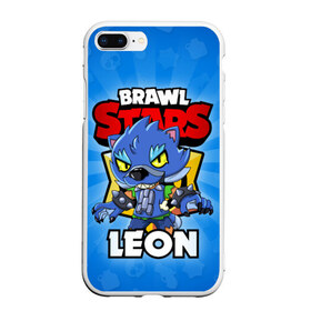 Чехол для iPhone 7Plus/8 Plus матовый с принтом BRAWL STARS WEREWOLF LEON , Силикон | Область печати: задняя сторона чехла, без боковых панелей | brawl stars | brawl stars werewolf leon | brawler | leon | werewolf | бравл старз | бравлер | волк | леон | оборотень | оборотень леон