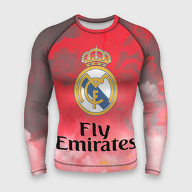 Мужской рашгард 3D с принтом Реал Мадрид ,  |  | Тематика изображения на принте: королевский клуб | мадрид | реал | реал мадрид | футбол