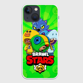 Чехол для iPhone 13 mini с принтом BRAWL STARS LEON ,  |  | brawl stars | brawl stars leon | brawler | leon | sally | shark | werewolf | акула | бравл старз | бравлер | леон | оборотень | салли