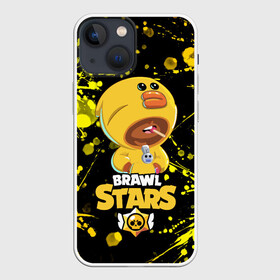 Чехол для iPhone 13 mini с принтом BRAWL STARS SALLY LEON. ,  |  | brawl stars | leon | moba | pattern | sally leon | бравл старс | жанр | игра | леон | паттерн | утка