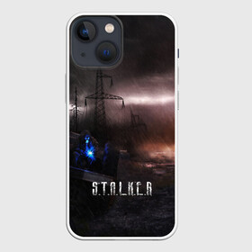 Чехол для iPhone 13 mini с принтом STALKER GAME ,  |  | s.t.a.l.k.e.r. | stalker | арт | зона | зона отчуждения | игра | мутант | пейзаж | припять | радиация | радиоктивный фон | сталкер | чернобыль