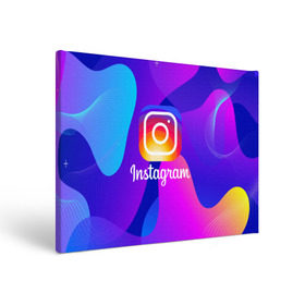 Холст прямоугольный с принтом Instagram Exclusive , 100% ПВХ |  | insta | instagram | instagramm | social | видео | инста | инстаграм | инстаграмм | приложение | социальная сеть | фото