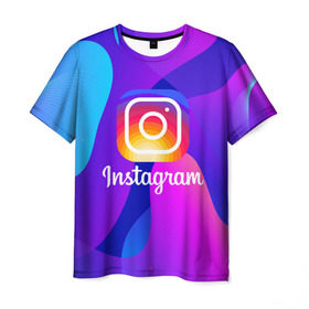 Мужская футболка 3D с принтом Instagram Exclusive , 100% полиэфир | прямой крой, круглый вырез горловины, длина до линии бедер | insta | instagram | instagramm | social | видео | инста | инстаграм | инстаграмм | приложение | социальная сеть | фото