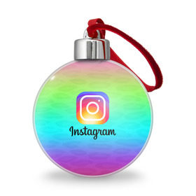 Ёлочный шар с принтом INSTAGRAM 2020 , Пластик | Диаметр: 77 мм | insta | instagram | instagramm | social | видео | инста | инстаграм | инстаграмм | приложение | социальная сеть | фото