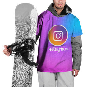 Накидка на куртку 3D с принтом INSTAGRAM , 100% полиэстер |  | insta | instagram | instagramm | social | видео | инста | инстаграм | инстаграмм | приложение | социальная сеть | фото