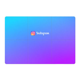 Магнитный плакат 3Х2 с принтом INSTAGRAM GRADIENT , Полимерный материал с магнитным слоем | 6 деталей размером 9*9 см | insta | instagram | instagramm | social | видео | инста | инстаграм | инстаграмм | приложение | социальная сеть | фото