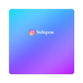 Магнит виниловый Квадрат с принтом INSTAGRAM GRADIENT , полимерный материал с магнитным слоем | размер 9*9 см, закругленные углы | Тематика изображения на принте: insta | instagram | instagramm | social | видео | инста | инстаграм | инстаграмм | приложение | социальная сеть | фото