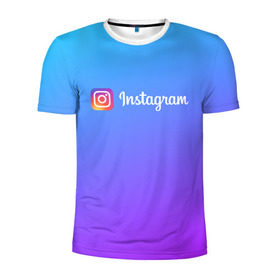 Мужская футболка 3D спортивная с принтом INSTAGRAM GRADIENT , 100% полиэстер с улучшенными характеристиками | приталенный силуэт, круглая горловина, широкие плечи, сужается к линии бедра | insta | instagram | instagramm | social | видео | инста | инстаграм | инстаграмм | приложение | социальная сеть | фото