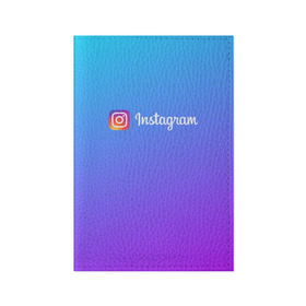 Обложка для паспорта матовая кожа с принтом INSTAGRAM GRADIENT , натуральная матовая кожа | размер 19,3 х 13,7 см; прозрачные пластиковые крепления | Тематика изображения на принте: insta | instagram | instagramm | social | видео | инста | инстаграм | инстаграмм | приложение | социальная сеть | фото