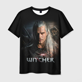 Мужская футболка 3D с принтом THE WITCHER , 100% полиэфир | прямой крой, круглый вырез горловины, длина до линии бедер | geralt | netflix | the witcher | witcher | ведьмак | геральт | йенифер | нетфликс | сериал ведьмак | трисс | цири