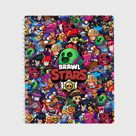 Тетрадь с принтом BRAWL STARS SPIKE , 100% бумага | 48 листов, плотность листов — 60 г/м2, плотность картонной обложки — 250 г/м2. Листы скреплены сбоку удобной пружинной спиралью. Уголки страниц и обложки скругленные. Цвет линий — светло-серый
 | 2020 | android | brawl stars | crow | games | leon | mobile game | stars | бравл старс | ворон | игры | леон | мобильные игры