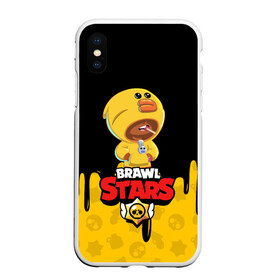 Чехол для iPhone XS Max матовый с принтом BRAWL STARS SALLY LEON , Силикон | Область печати: задняя сторона чехла, без боковых панелей | brawl stars | brawl stars все персонажи | crow | leon | leon shark | sally leon | shark | stars | акула | берли | ворон | леон | леон акула | спайк | эль примо