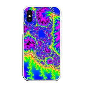 Чехол для iPhone XS Max матовый с принтом NEON&ACID , Силикон | Область печати: задняя сторона чехла, без боковых панелей | abstract | abstraction | texture | абстракция | геометрия | иллюзия | обман зрения | оптический узор | текстура