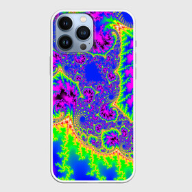 Чехол для iPhone 13 Pro Max с принтом NEONACID ,  |  | Тематика изображения на принте: abstract | abstraction | texture | абстракция | геометрия | иллюзия | обман зрения | оптический узор | текстура