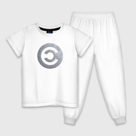 Детская пижама хлопок с принтом CALDARI , 100% хлопок |  брюки и футболка прямого кроя, без карманов, на брюках мягкая резинка на поясе и по низу штанин
 | caldari | eve | eve online | игры | калдари | эмблема
