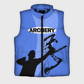 Мужской жилет утепленный 3D с принтом Archery ,  |  | archer | archery | bow | bow hunter | bowhunter | лук | лучник | стрельба из лука