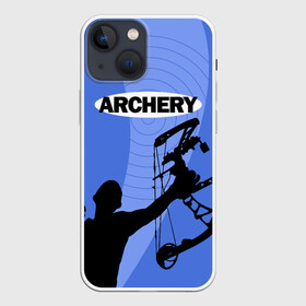 Чехол для iPhone 13 mini с принтом Archery ,  |  | archer | archery | bow | bow hunter | bowhunter | лук | лучник | стрельба из лука