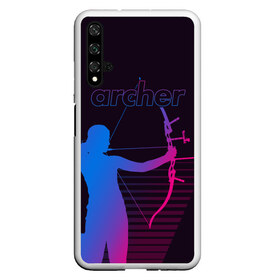 Чехол для Honor 20 с принтом Archer , Силикон | Область печати: задняя сторона чехла, без боковых панелей | Тематика изображения на принте: archer | archery | bow | bow hunter | bowhunter | лук | лучник | стрельба из лука