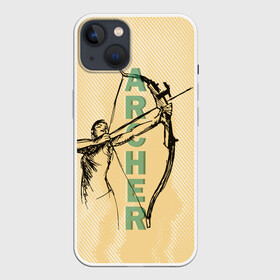 Чехол для iPhone 13 с принтом Archer ,  |  | archer | archery | bow | bow hunter | bowhunter | лук | лучник | стрельба из лука