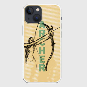 Чехол для iPhone 13 mini с принтом Archer ,  |  | archer | archery | bow | bow hunter | bowhunter | лук | лучник | стрельба из лука